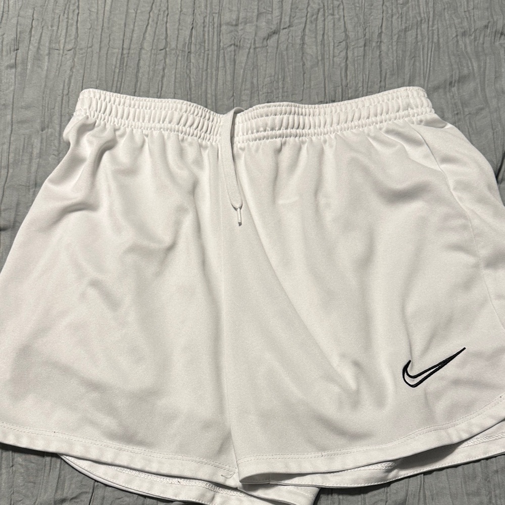Nike Women's White Sports Shorts